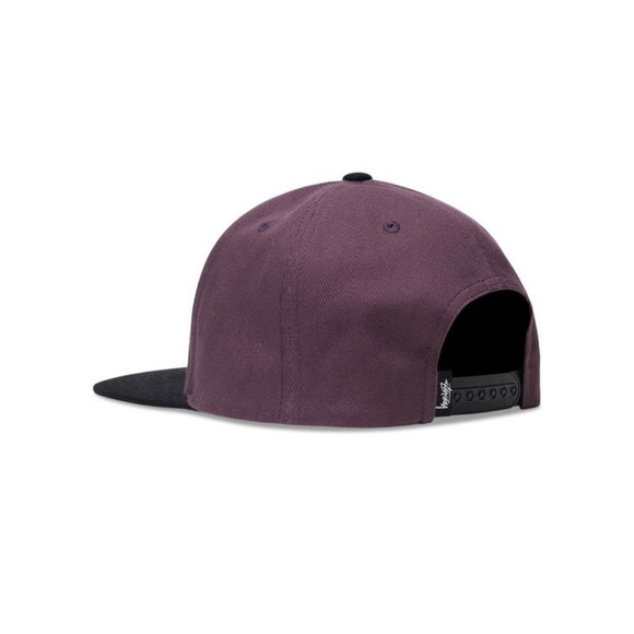 Stüssy Stock Twill 8 Ball Cap Buragndy - Picture 2 of 2